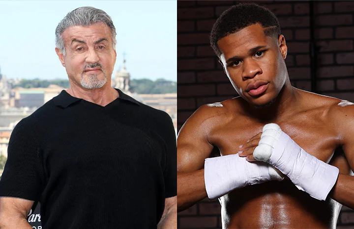 Stallone e Devin Haney movimentaram as redes sociais com desentendimento (Foto reprodução)