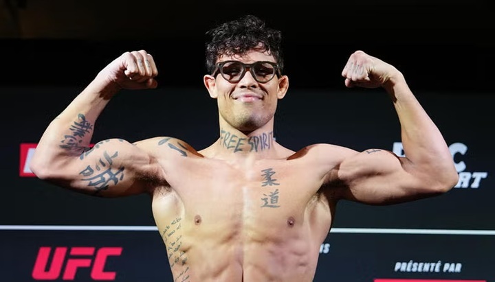 Caio Borralho vai enfrentar Nassourdine Imavov na luta principal do UFC Paris (Foto: Jeff Bottari/Zuffa LLC)