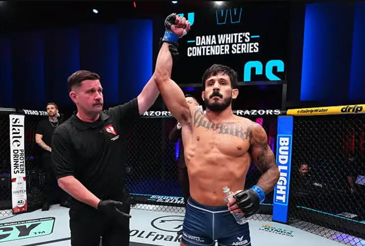 Lerryan Douglas nocauteou adversário em 36 segundos no Contender Series e foi contratado pelo UFC (Foto: Chris Unger/Zuffa LLC)