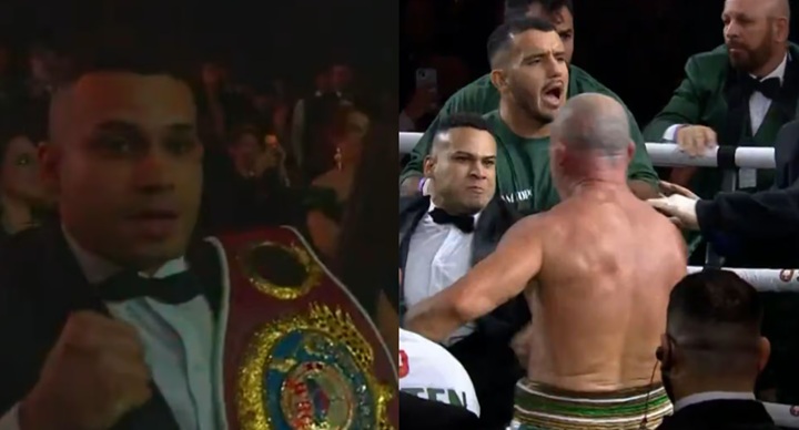 Rafael Freitas, filho de Popó, pediu desculpas pela agressão a Wanderlei Silva durante confusão no Spaten (Foto: Reprodução)