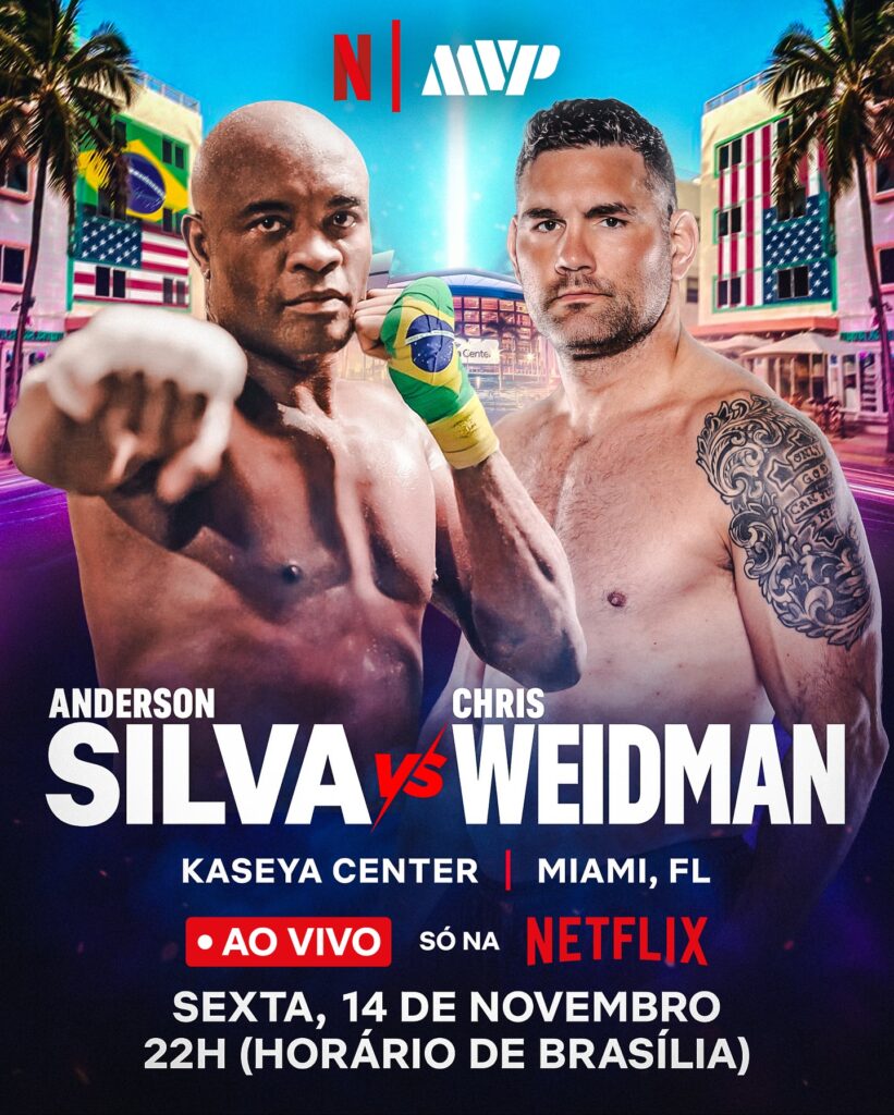 Anderson Silva e Chris Weidman vão se reencontrar após 11 anos (Foto: Divulgação)