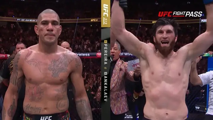 Revanche entre Alex Poatan e Magomed Ankalaev vai acontecer no próximo sábado (4), no UFC 320 (Foto: Reprodução/YouTube/UFC)