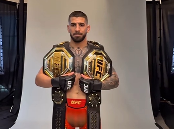 Após vencer primeira batalha judicial contra sua ex-esposa, Ilia Topuria já pensa em data para retornar ao UFC (Foto: Reprodução/Instagram)