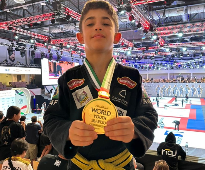 Um dos principais nomes do Jiu-Jitsu na sua geração, Gabriel Bastida foi bicampeão em Abu Dhabi (Foto: Arquivo pessoal / AJP)