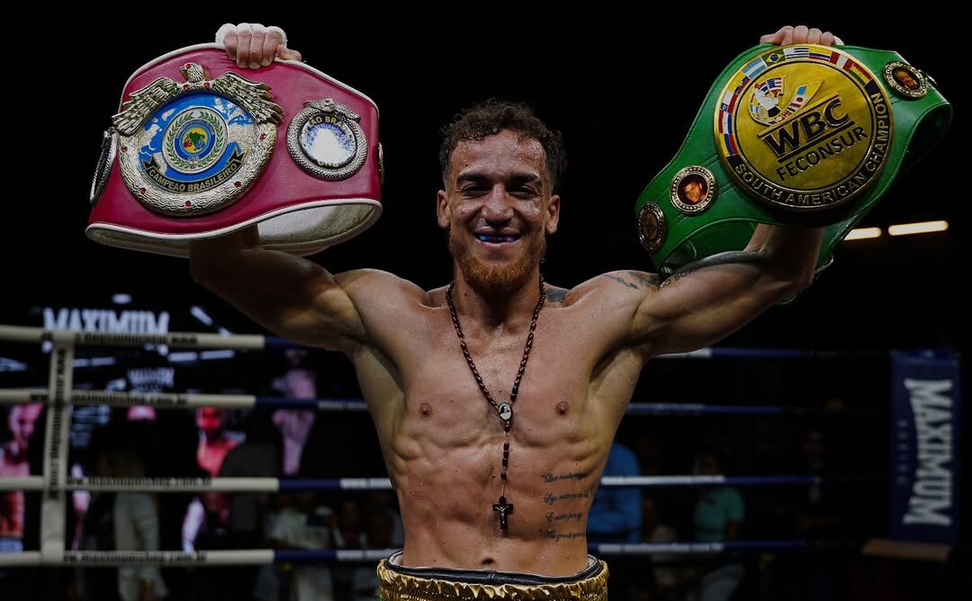 Manchinha vai em busca do título internacional no Outboxing Fight Night 2 (Foto: Reprodução)