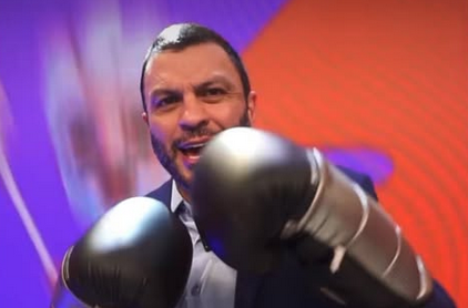 Bambam lançou desafio para Igão, do PodPah, durante o FMS (Foto: Reprodução)