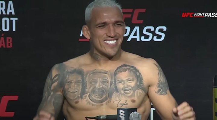 Charles do Bronx não deixou passar batido a declaração feita por Luke Rockhold, ex-campeão peso-médio do UFC (Foto: Reprodução/UFC)