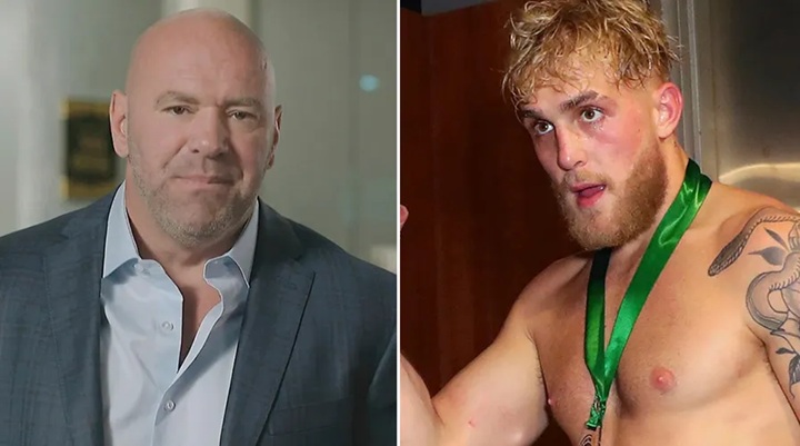 Dana White fez críticas ao anúncio da luta envolvendo Jake Paul, com quem já trocou farpas em algumas ocasiões (Foto: Reprodução)