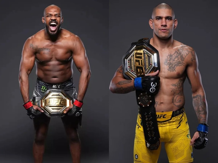 Jon Jones afirmou que, assim como Alex Poatan, tem o desejo de enfrentar o brasileiro em superluta no UFC (Foto: Reprodução)