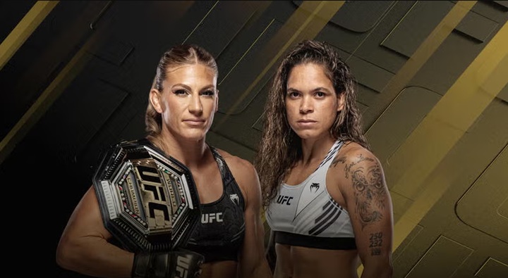 Amanda Nunes deixou sua aposentadoria e vai retornar em disputa de cinturão contra Kayla Harrison no UFC 324, em 24 de janeiro (Foto: Reprodução/UFC)