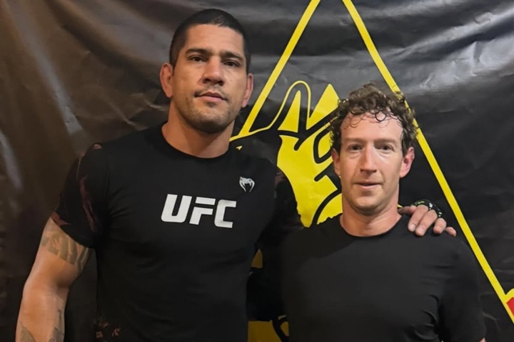 Entusiasta das artes marciais, Mark Zuckerberg marca presença em eventos do UFC e tem boa relação com Alex Poatan (Foto: Reprodução/Instagram)