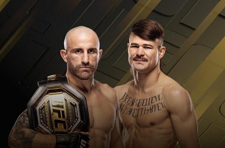 Diego Lopes faz a revanche contra Alexander Volkanovski para tentar ganhar o cinturão dos penas no UFC 325 (Foto: Divulgação)