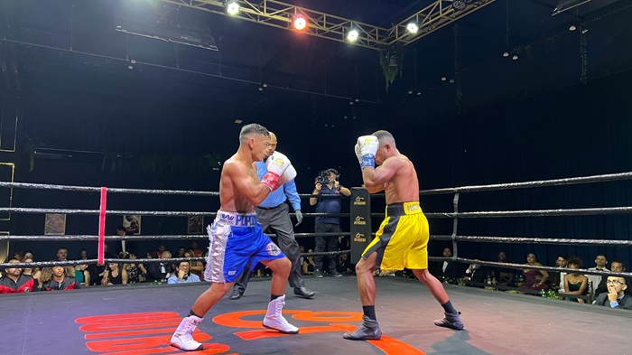 Popózinho e Pendragon fizeram uma das revanches mais esperadas do ano no Boxe brasileiro (Foto: Ariel Marques)