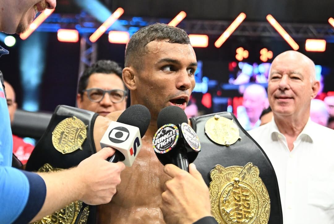 Tiago Pereira aparece atualmente como um dos campeões mais dominantes do Jungle Fight (Foto: Divulgação/Jungle Fight)