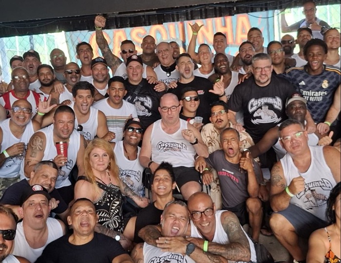 Casquinha celebrou o momento vivido pela Top Brother (Foto: Reprodução)