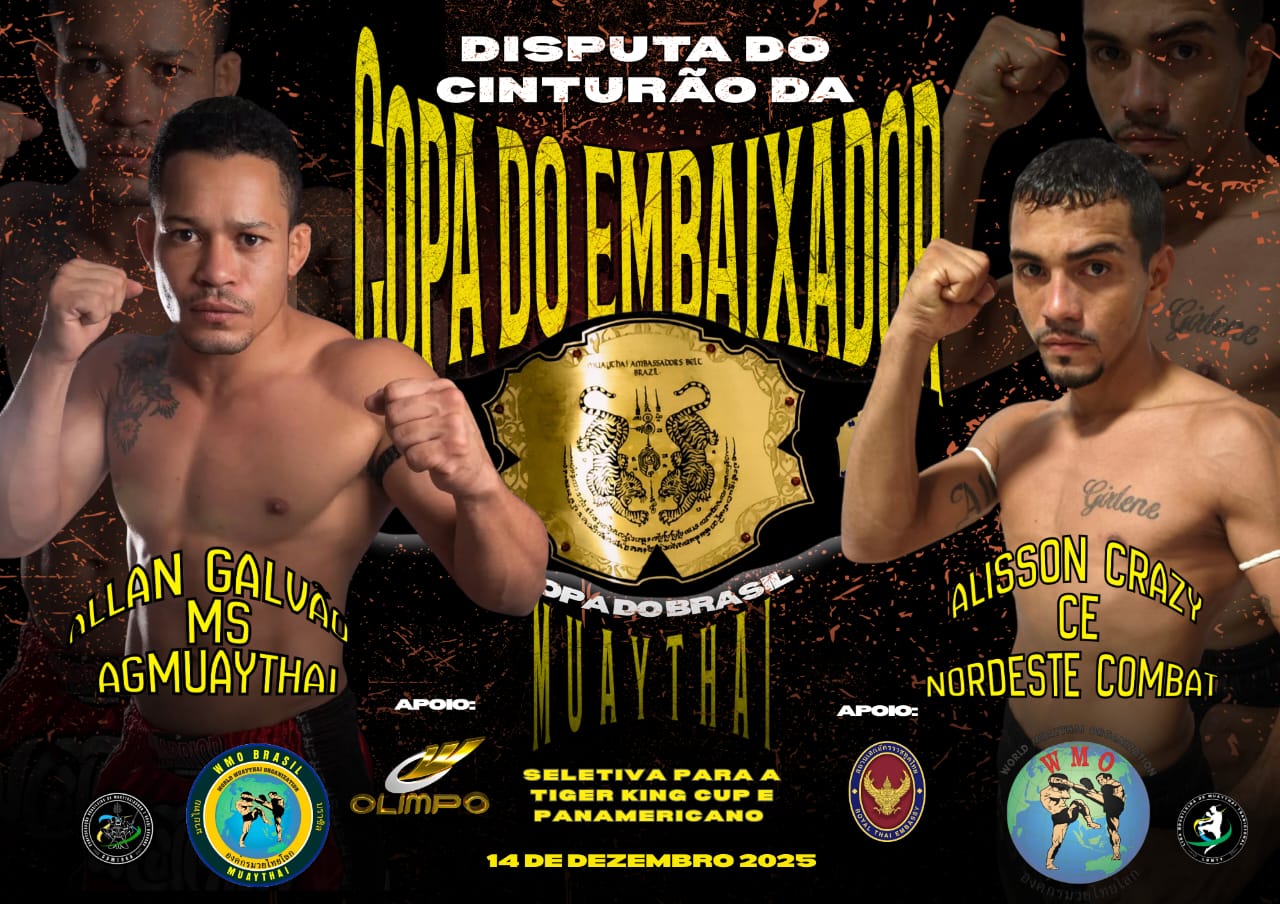 Copa do Brasil de Muay Thai vai acontecer em Brasília, no próximo domingo (14) (Foto: Divulgação)