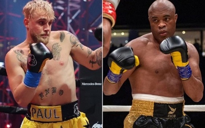 Jake Paul e Anderson Silva serão as principais atrações de evento de Boxe que será transmitido pela Netflix, nesta sexta-feira (19) (Foto: Reprodução)