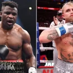 Troca de provocações aconteceu durante coletiva do evento de MMA da Netflix e reacendeu rivalidade entre Francis Ngannou e Jake Paul (Foto: Reprodução)