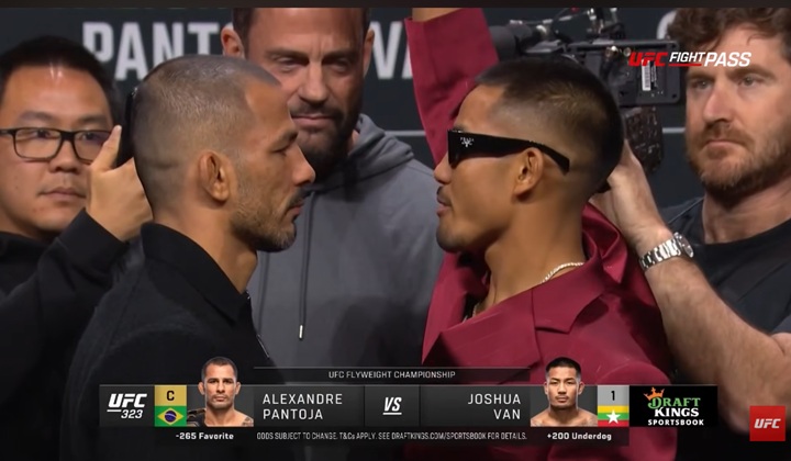 Alexandre Pantoja defenderá cinturão peso-mosca contra Joshua Van no co-main event do UFC 323, neste sábado (6) (Foto: Reprodução/UFC)