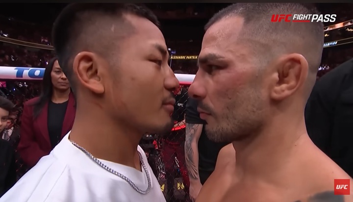 Alexandre Pantoja vai defender seu cinturão peso-mosca contra Joshua Van no co-main event do UFC 323, no próximo sábado (6) (Foto: Reprodução/UFC)