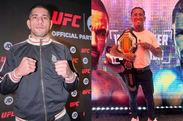 Alex Poatan e Vinícius 'Lok Dog' trocaram provocações por meio das redes sociais e surpreenderam os fãs de MMA (Foto: Reprodução)