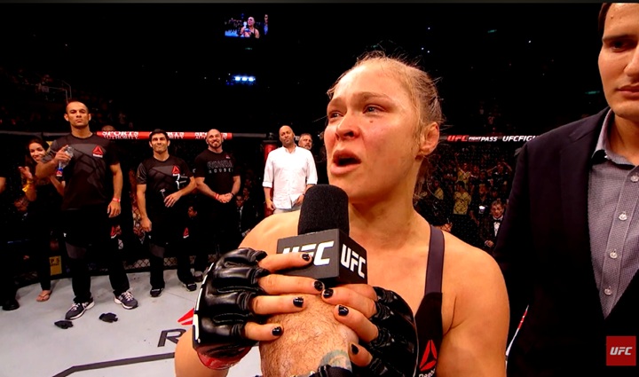 Em meio aos rumores de luta no Boxe, Dana White deixou claro que não acredita no retorno de Ronda Rousey (Foto: Reprodução/UFC)