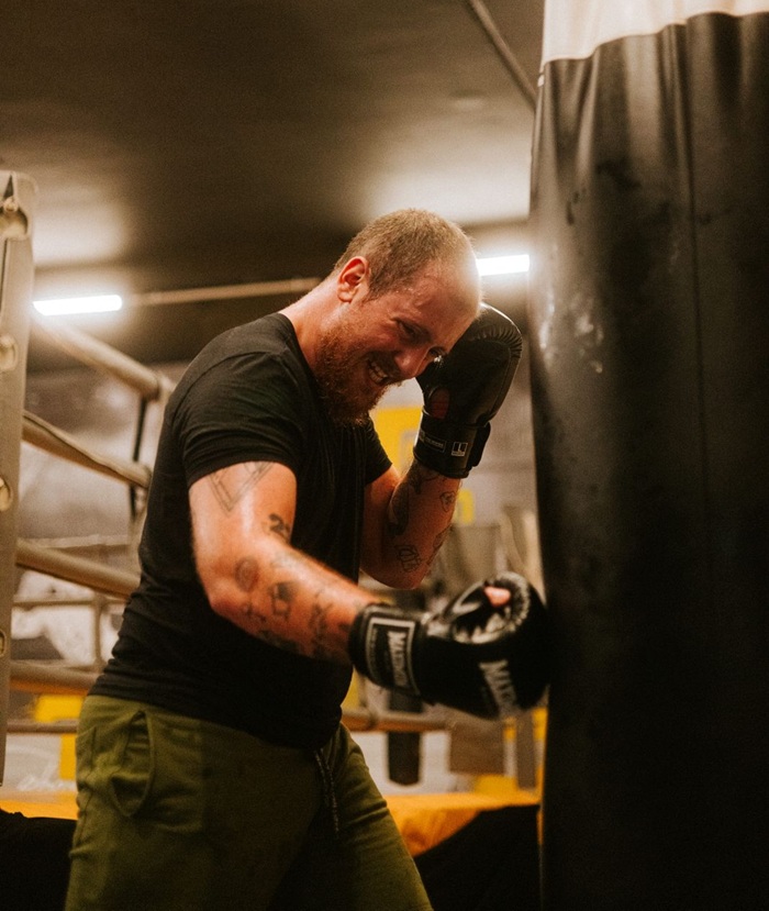 Boxe transformou a vida de Johny dentro e fora do ringue (Foto: Arquivo pessoal)