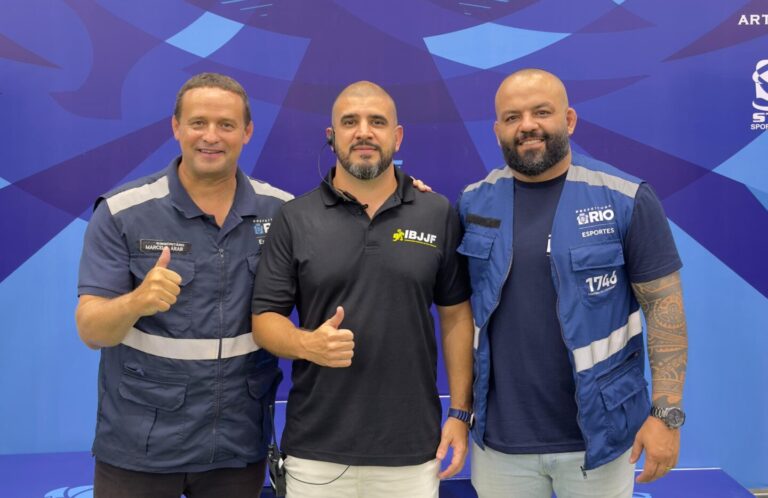 Marcelo Arar e Fabrício Xavier marcaram presença no Rio Open da CBJJ (Foto: Reprodução)