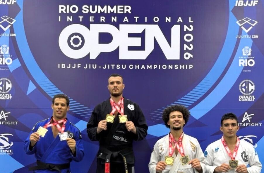 Cantareira foi o grande destaque das competições com pano no Rio Open de Jiu-Jitsu (Foto: Reprodução)