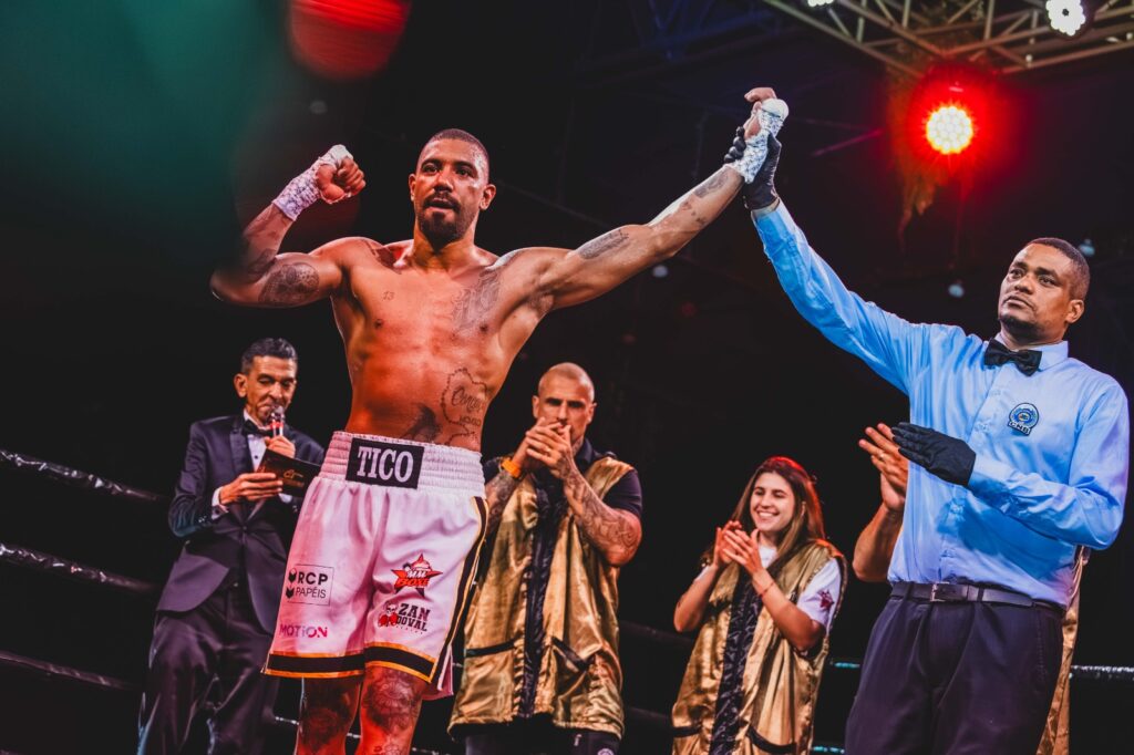 Tico Conceição foi um dos destaques do Outboxing Fight Night em 2025 (Foto: Priscila Tessarini)

