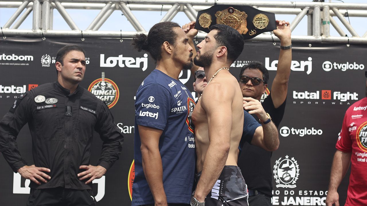 Jungle Fight tem edição histórica neste sábado (17) na sede do Bope, no Rio de Janeiro (Foto: Hugo Elevaty Esportes)