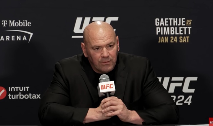 Dana White surpreendeu ao dizer que tem pouquíssima participação em negociações envolvendo contratos e lutas no UFC (Foto: Reprodução/UFC)