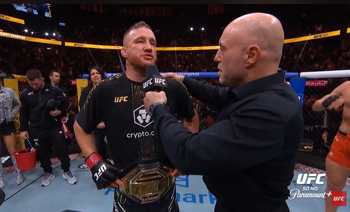 Empresário afirmou que, mesmo com uso de remédios, Justin Gaethje se manteve disposto a enfrentar Paddy Pimblett no UFC 324 (Foto: Reprodução/UFC)