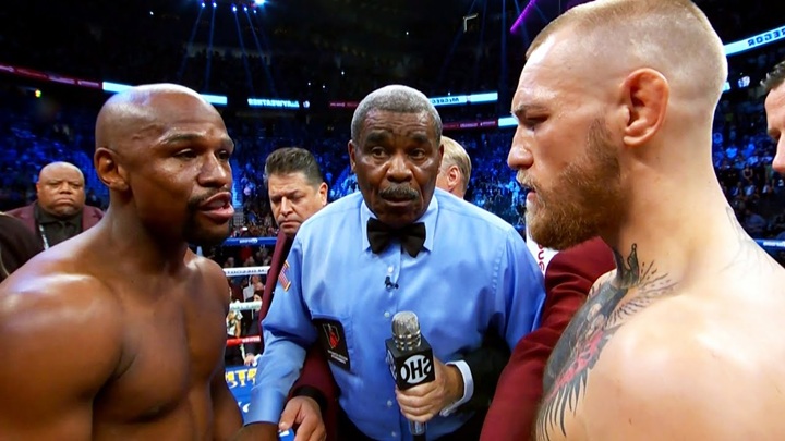 Derrotado por Mayweather em duelo de Boxe realizado em 2017, McGregor quer revanche contra o americano no MMA, em evento do UFC na Casa Branca (Foto: Reprodução)