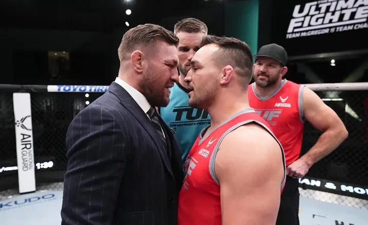 Apesar da expectativa, Dana White não mostra interesse em promover o duelo entre Conor McGregor e Michael Chandler no card do UFC Casa Branca, em junho (Foto: Reprodução/UFC)