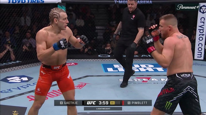 UFC 324 marcou a estreia das transmissões do Ultimate no Paramount+ com números expressivos de audiência no streaming (Foto: Reprodução/UFC)