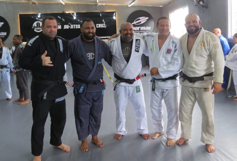 Encontro reuniu Gustavo Ximu e Victor Honório em um seminário de alto nível (Foto: Divulgação)