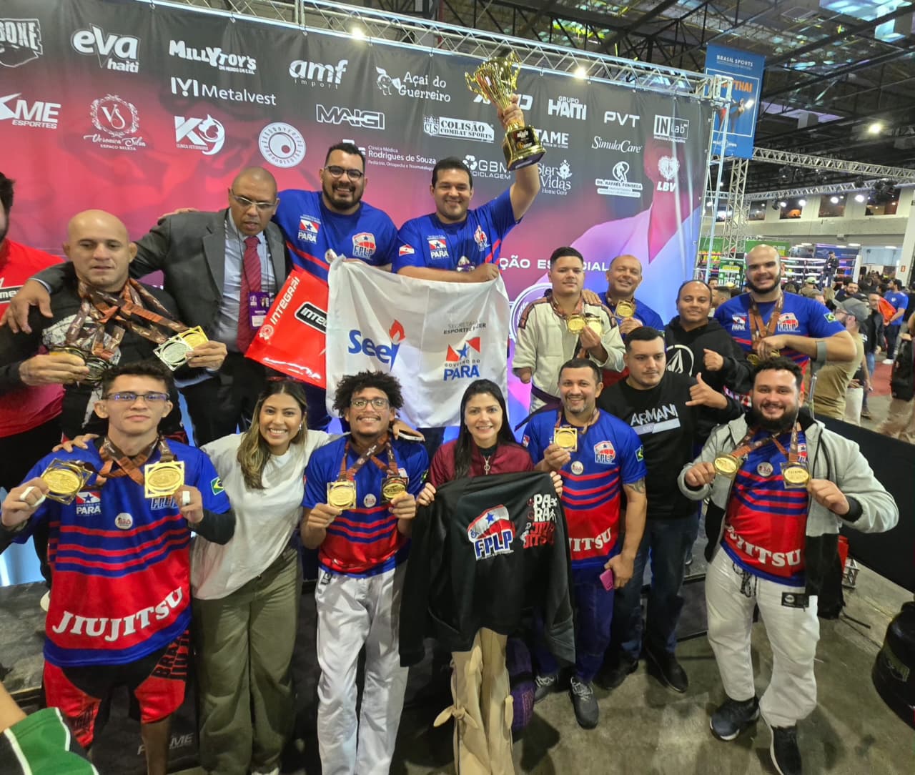 Delegação de Belém do Pará foi destaque no último Prime Jiu-Jitsu Experience no Arnold South America (Foto: Divulgação)