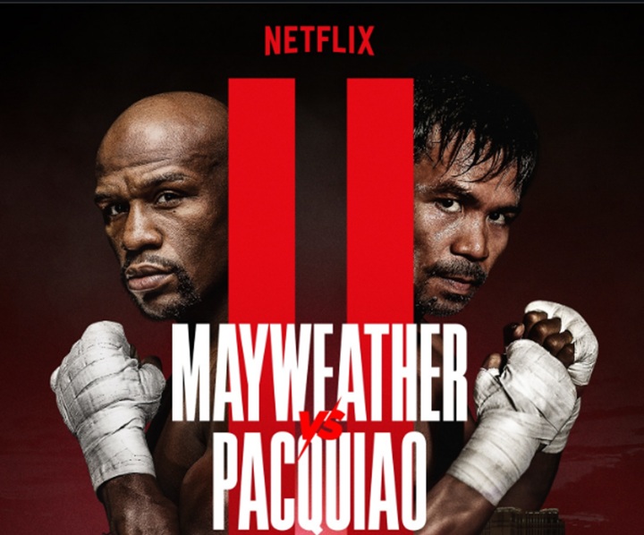 Reencontro entre Floyd Mayweather e Manny Pacquiao será realizado no dia 19 de setembro e terá transmissão global da Netflix (Foto: Reprodução)