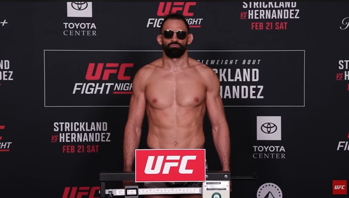 Em ação na divisão dos médios, Michel Pereira é um dos brasileiros confirmados no card do UFC Houston, neste sábado (21) (Foto: Reprodução/UFC)