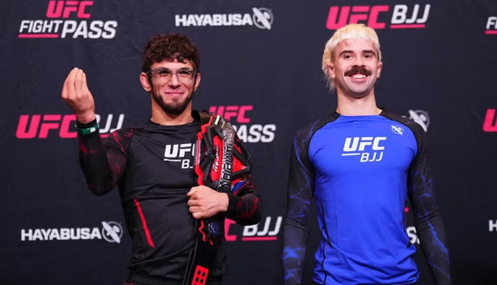 Na luta principal do UFC BJJ 5, Mikey Musumeci defenderá o cinturão peso-galo contra Shay Montague (Foto: Jeff Bottari/Zuffa LLC)