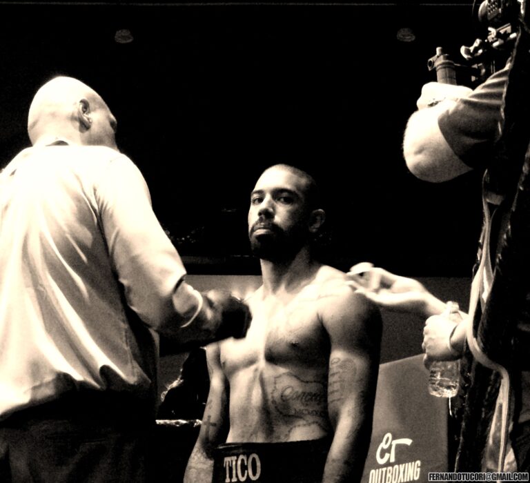 Tico Conceição continua invicto no Boxe profissional (Foto: fernandotucori@gmail.com)