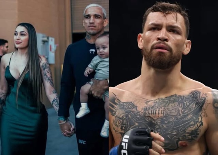 Esposa de Charles do Bronx reage a declarações sobre luta contra Max Holloway e intensifica rivalidade nos bastidores (Foto: Reprodução)