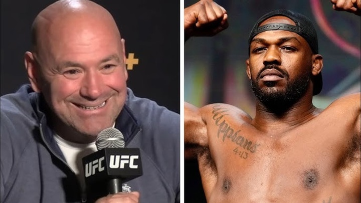 Dana White e Jon Jones entraram em conflito a respeito da negociação sobre um possível duelo de "Bones" no UFC Casa Branca (Foto: Reprodução)
