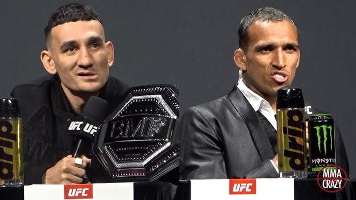 Max Holloway e Charles do Bronx elevam o tom antes da revanche e prometem desfecho intenso na luta principal do UFC 326 (Foto: Reprodução)
