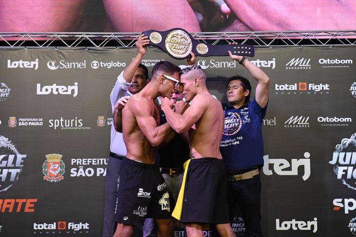 Jungle Fight 148, neste sábado (28), em São Paulo, terá disputa de cinturão na luta principal (Foto: Carlos Ventura)