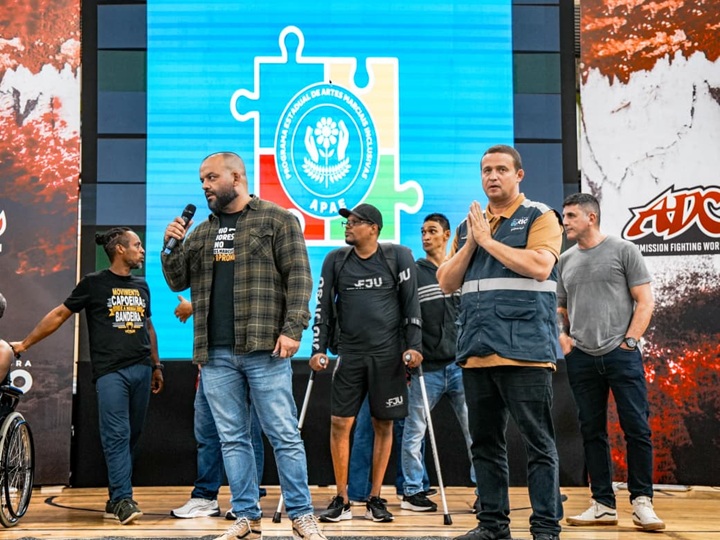 Lançamento oficial do programa aconteceu na última sexta-feira (13), durante o ADCC South America Trials, no Velódromo do Parque Olímpico (Foto: Daiana Bueno)