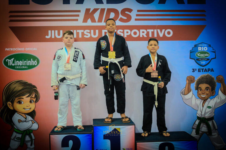 Estadual Kids foi válido pela terceira etapa do Circuito Rio Mineirinho 2026 (Foto: Malavazi Fotografia)