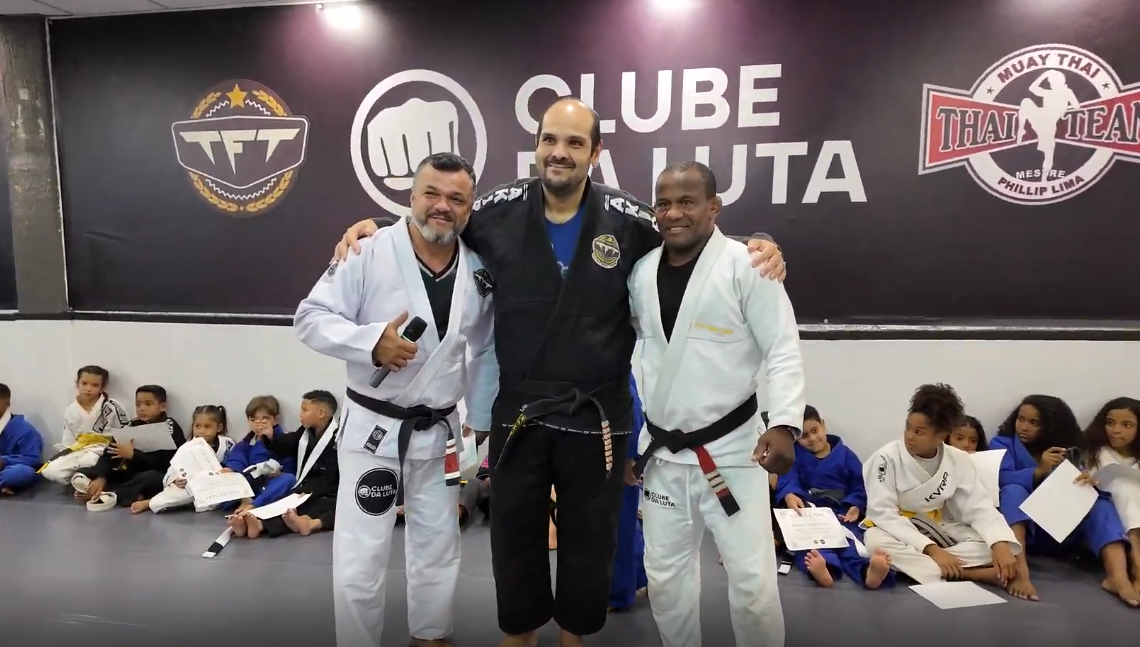 Tatá Duarte e Leandro Oliveira firmaram parceria para o retorno da TFT ao Jiu-Jitsu (Foto: Reprodução)