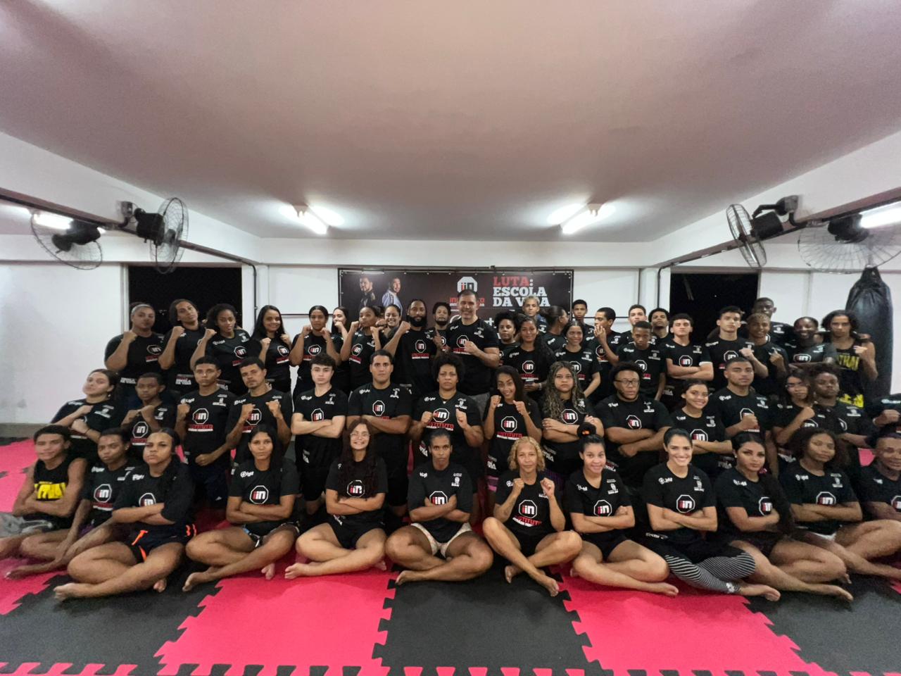 O evento contou com um aulão conduzido por Rogério Minotouro (Foto: Divulgação)